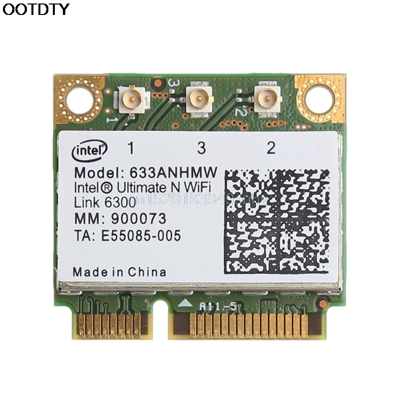 Dual Band 450M 633ANHMW PCI-E Wireless Card For Intel Ultimate-N WiFi Link 6300 #L059# new hot
Dual Band 450M 633ANHMW PCI-E Wireless Card For Intel Ultimate-N WiFi Link 6300 #L059# new hot