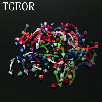 wholesale 1.2*8*3/3mm 100pcs mixed print spike curved barbell UV acrylic eyebrow ring free shipping
wholesale 1.2*8*3/3mm 100pcs mixed print spike curved barbell UV acrylic eyebrow ring free shipping