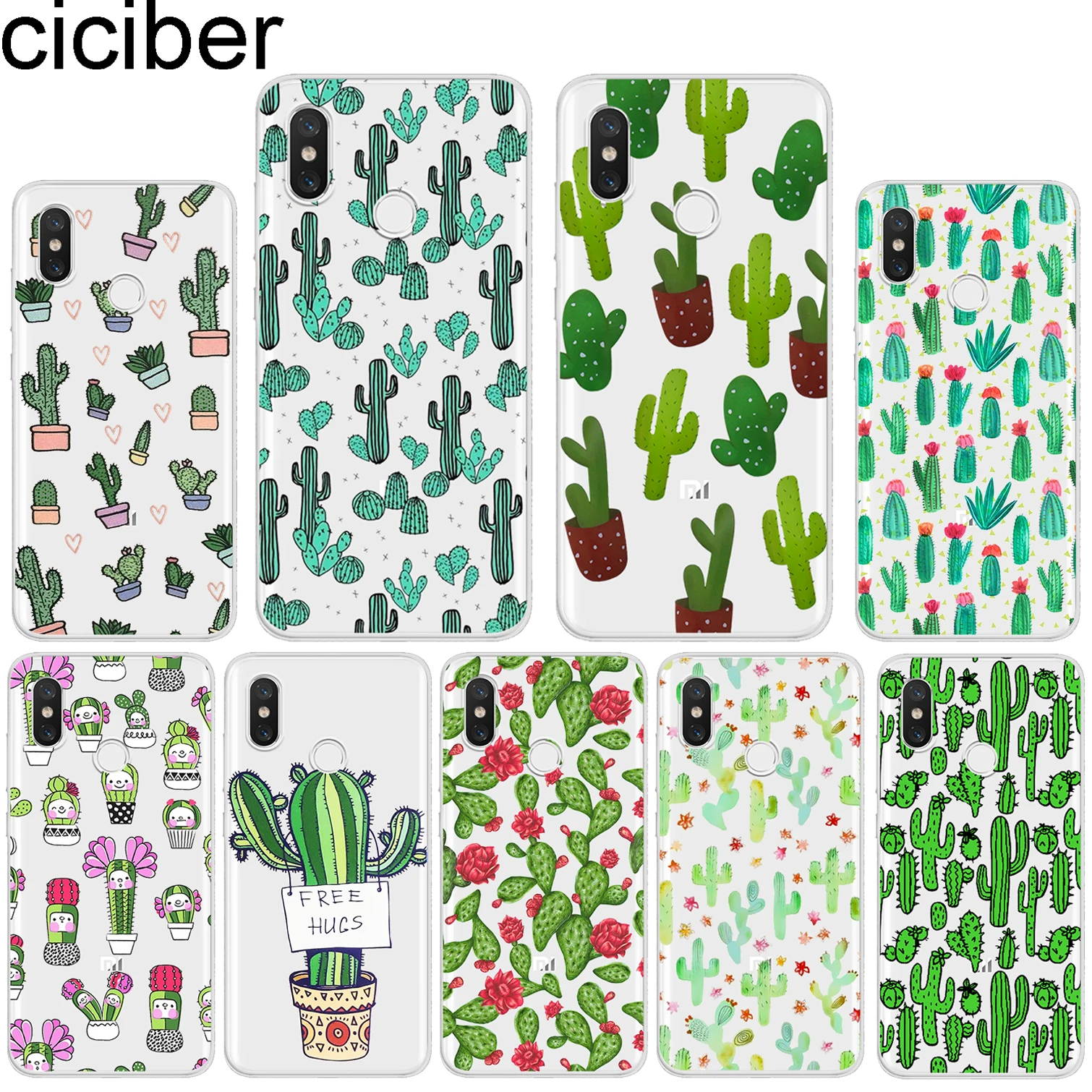 ciciber for Xiaomi MIX MAX 3 2 1 S Pro TPU For Xiaomi A2 A1 8 6 5 X 5C 5S Plus Lite SE Poco Phone F1 Cases Cactus Plants Design
ciciber for Xiaomi MIX MAX 3 2 1 S Pro TPU For Xiaomi A2 A1 8 6 5 X 5C 5S Plus Lite SE Poco Phone F1 Cases Cactus Plants Design