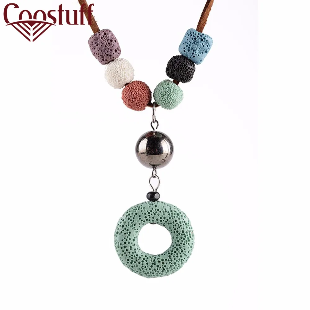 Fashion Red Lava Stone Beads Artificial Leather Long Hemp Rope Necklaces Jewelry For Women Nature Stone Necklace
Fashion Red Lava Stone Beads Artificial Leather Long Hemp Rope Necklaces Jewelry For Women Nature Stone Necklace