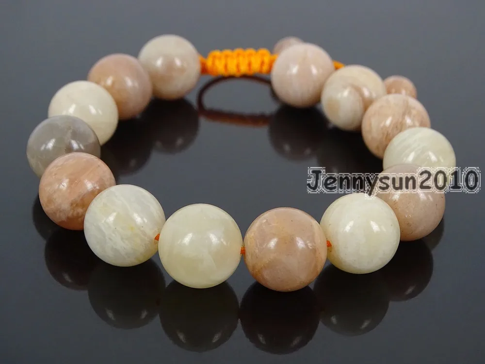 Handmade 12mm Adjustable Natural Sunstone Gems Stone Round Beads Bracelet Healing Reiki 5 Strands/Pack
Handmade 12mm Adjustable Natural Sunstone Gems Stone Round Beads Bracelet Healing Reiki 5 Strands/Pack