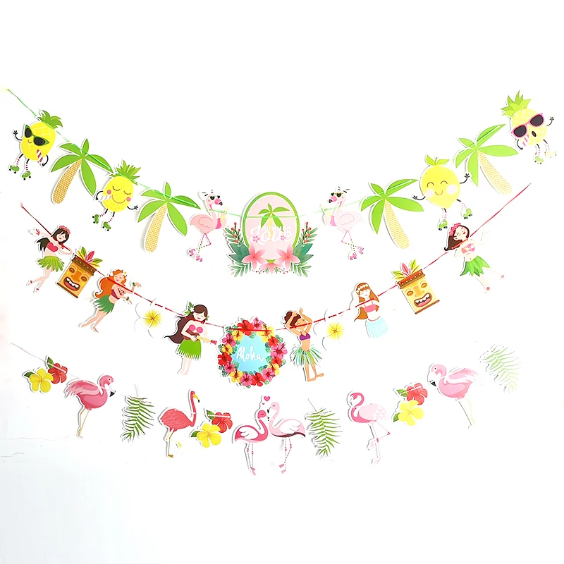 1Set Hawaii Flamingos pineapple Coconut trees Hula girl Banners Birthday party Wedding home Garden Decoration Baby shower decor
1Set Hawaii Flamingos pineapple Coconut trees Hula girl Banners Birthday party Wedding home Garden Decoration Baby shower decor