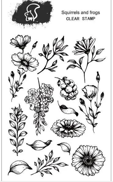 daisy&Berry transparent silicone clear stamp for scrapbooking DIY craft decoration soft stamp background base
daisy&Berry transparent silicone clear stamp for scrapbooking DIY craft decoration soft stamp background base