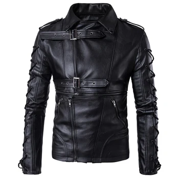 Plus Size 5XL Black Color 2018 Mens Moto Biker Leather Jackets European Punk Style Men's Faux Leather Jackets Outerwear New B093
Plus Size 5XL Black Color 2018 Mens Moto Biker Leather Jackets European Punk Style Men's Faux Leather Jackets Outerwear New B093