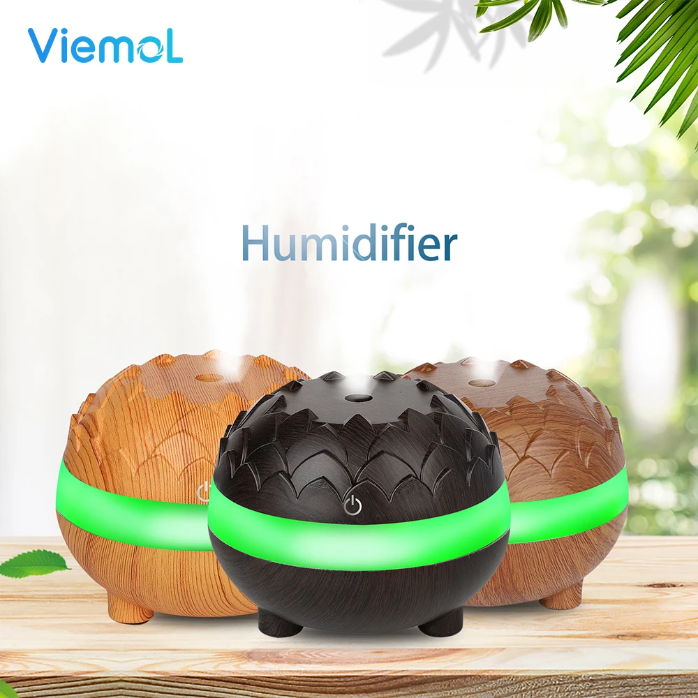 Viemol Air Humidifier wood grain with LED lights Essential Oil Diffuser Aromatherapy Electric Mist Maker for Home
Viemol Air Humidifier wood grain with LED lights Essential Oil Diffuser Aromatherapy Electric Mist Maker for Home