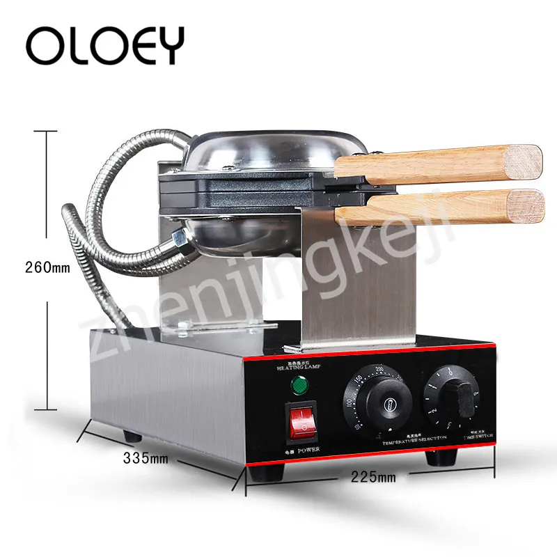 Electrically Heated 180° Rotatable Egg Puff Machine Waffles Egg Cake Timing Temperature Control Non-stick Pan Eggcake Maker Fast
Electrically Heated 180° Rotatable Egg Puff Machine Waffles Egg Cake Timing Temperature Control Non-stick Pan Eggcake Maker Fast