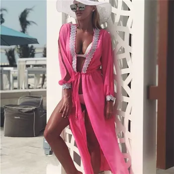 Sexy Women Chiffon Bikini Cover Up Perspective Swimsuit Swimwear Long Beach Dress Beachwear Bathing
Sexy Women Chiffon Bikini Cover Up Perspective Swimsuit Swimwear Long Beach Dress Beachwear Bathing