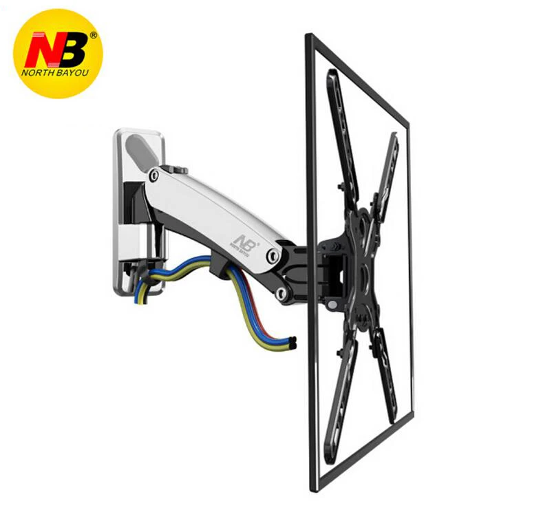 NB F400 Gas Strut 50"-60" LED LCD TV Wall Mount Full Motion Monitor Holder Arm Load: 22-55lbs (15-23kgs) Silver Black
NB F400 Gas Strut 50"-60" LED LCD TV Wall Mount Full Motion Monitor Holder Arm Load: 22-55lbs (15-23kgs) Silver Black