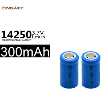 10 Pcs KingWei 300mAh 14250 Li-ion Rechargeable 3.7V Flat Head Battery for LED Flashlight Headlamp
10 Pcs KingWei 300mAh 14250 Li-ion Rechargeable 3.7V Flat Head Battery for LED Flashlight Headlamp