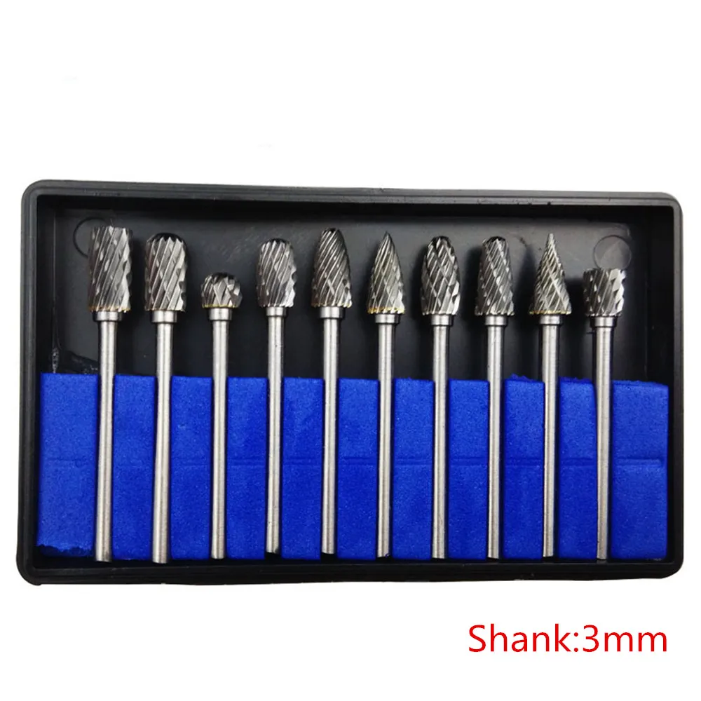 Carbide Burrs 10pcs 6mm Dia Head Double Cut Tungsten Carbide Rotary File Cutting Burs Tool Rotary Drill Die Grinder Bits
Carbide Burrs 10pcs 6mm Dia Head Double Cut Tungsten Carbide Rotary File Cutting Burs Tool Rotary Drill Die Grinder Bits