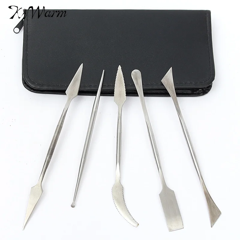 5PCS Stainless Steel Clay Sculpting Wax Carving Pottery Tools Polymer Kit Clay Knife Cutter Sculpture Engraving DIY Tool
5PCS Stainless Steel Clay Sculpting Wax Carving Pottery Tools Polymer Kit Clay Knife Cutter Sculpture Engraving DIY Tool