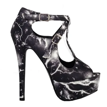LF80102 Black T-Strap Cut-Out Thunder Lightning Print Party Sandals Size 4/5/6/7/8/9/10
LF80102 Black T-Strap Cut-Out Thunder Lightning Print Party Sandals Size 4/5/6/7/8/9/10