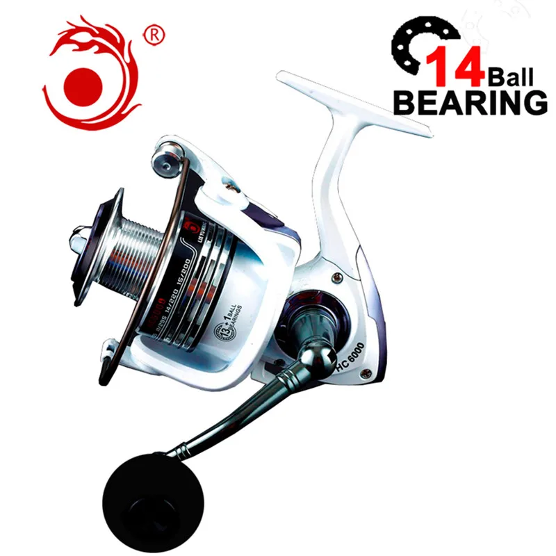 High Quality Brand 14BB Fishing Reel CNC Rocker Arm Spinning Reel White Color Carp Fishing Feeder Reel Fishing Fishing Tackl
High Quality Brand 14BB Fishing Reel CNC Rocker Arm Spinning Reel White Color Carp Fishing Feeder Reel Fishing Fishing Tackl