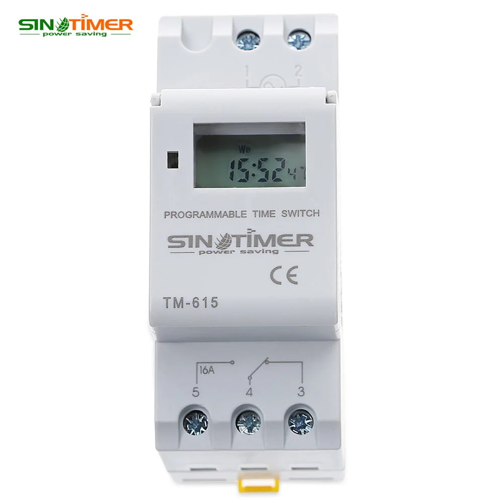 SINOTIMER 220V AC Timer Switch LCD Digital Weeky Programmable Control Power Timer Switch Time Relay
SINOTIMER 220V AC Timer Switch LCD Digital Weeky Programmable Control Power Timer Switch Time Relay