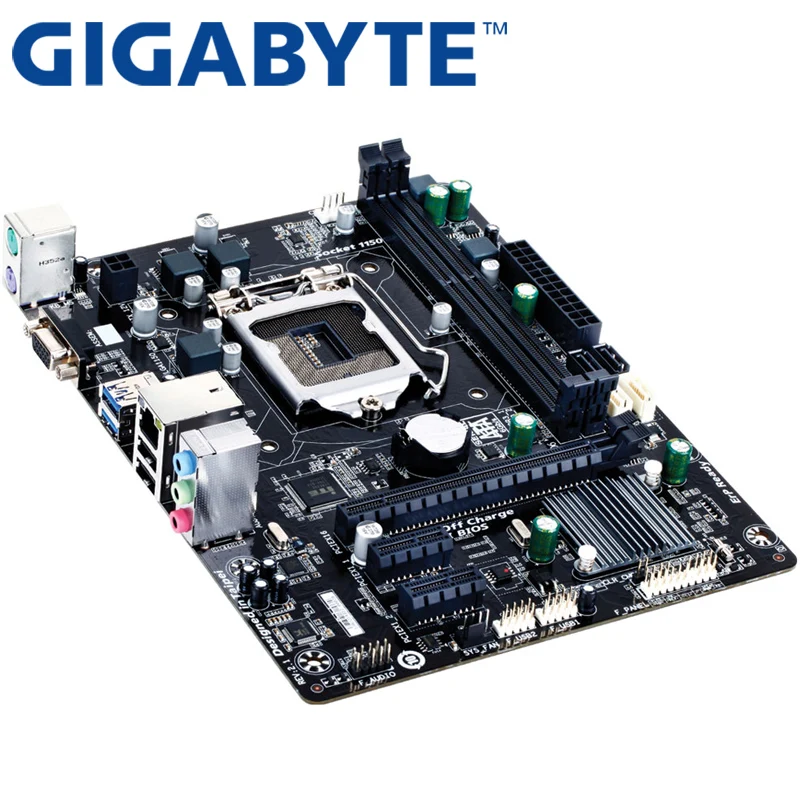 GIGABYTE GA H81M S1 настольная материнская плата H81 Socket LGA 1150 i3 i5 i7 DDR3 16G Micro ATX UEFI BIOS