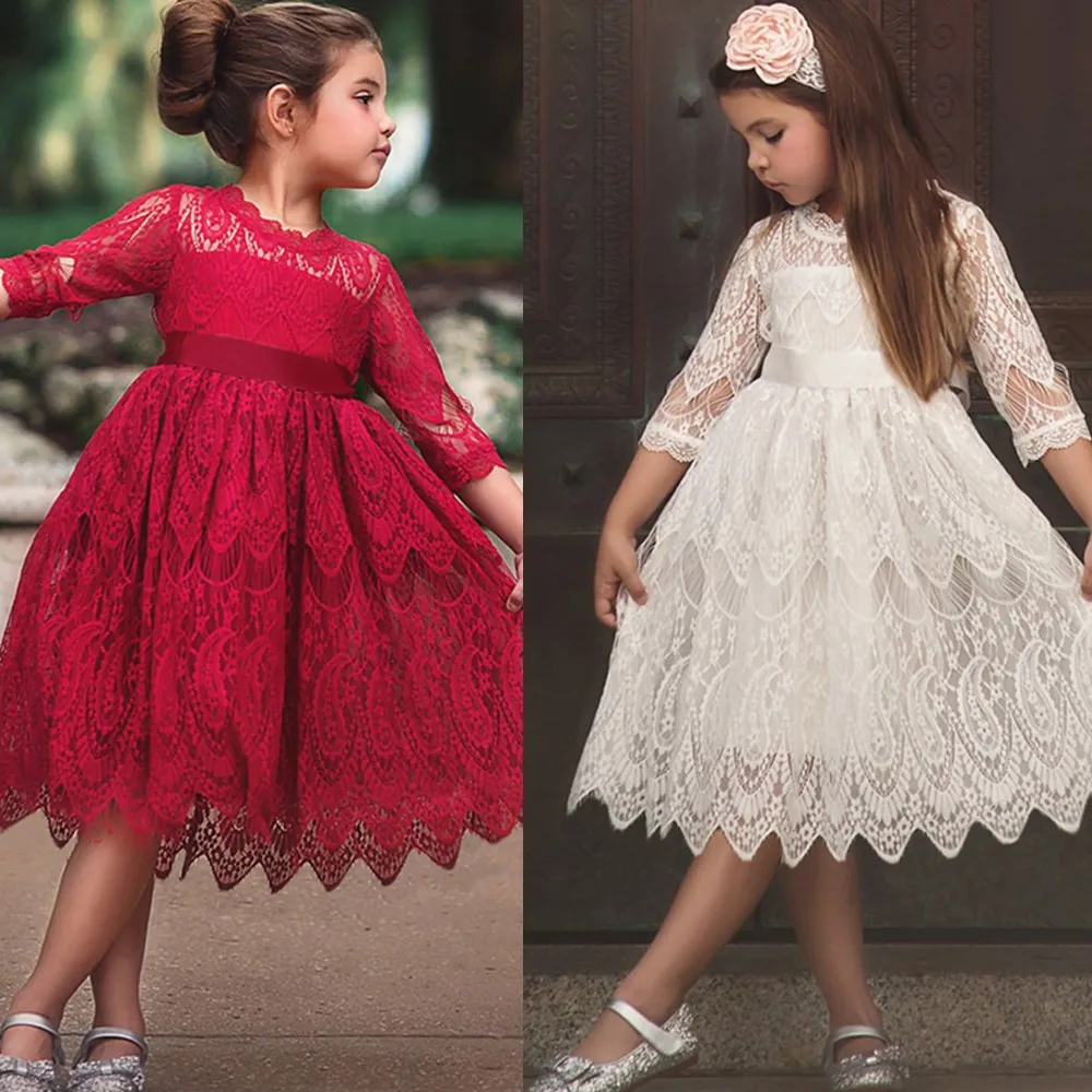 Long Sleeve Girls Dress Lace Cotton Christmas Toddler Girl Dress Kids Clothes Party Birthday Wear Roupas Infantis 2 3 6 Years
Long Sleeve Girls Dress Lace Cotton Christmas Toddler Girl Dress Kids Clothes Party Birthday Wear Roupas Infantis 2 3 6 Years