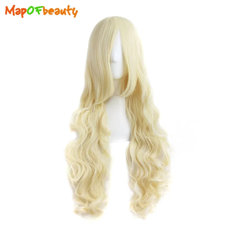 MapofBeauty Long Loose Wave Synthetic Hair 32 inch 80cm Light Gold Wig Natural Cosplay Girls Costume Party Womens False Peruca
MapofBeauty Long Loose Wave Synthetic Hair 32 inch 80cm Light Gold Wig Natural Cosplay Girls Costume Party Womens False Peruca