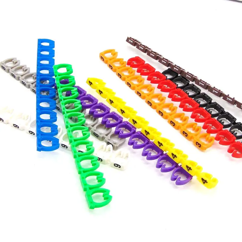 All sorts of color number tube 1.5mm 2.5mm 4mm 6mm Cable Wire Markers Letter 0 to 9
All sorts of color number tube 1.5mm 2.5mm 4mm 6mm Cable Wire Markers Letter 0 to 9