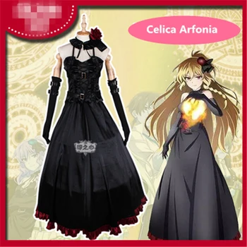 Japanese Anime Akashic Records of Bastard Magic Lnstructor Celica Arfonia Cosplay Costume black and cool long dress D
Japanese Anime Akashic Records of Bastard Magic Lnstructor Celica Arfonia Cosplay Costume black and cool long dress D
