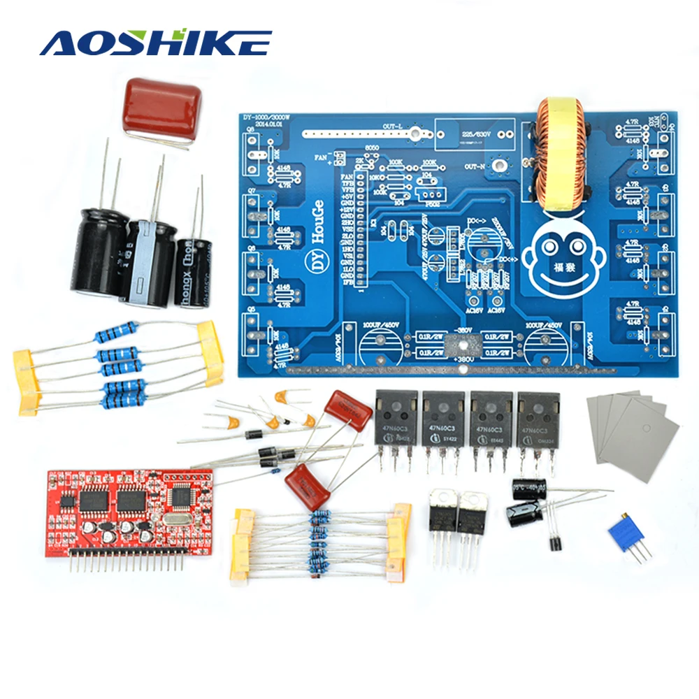 AIYIMA 1 Set 2000W Pure Sine Wave Inverter Conventer Power Board Post Sine Wave Amplifier Board Transformer DIY Kits
AIYIMA 1 Set 2000W Pure Sine Wave Inverter Conventer Power Board Post Sine Wave Amplifier Board Transformer DIY Kits