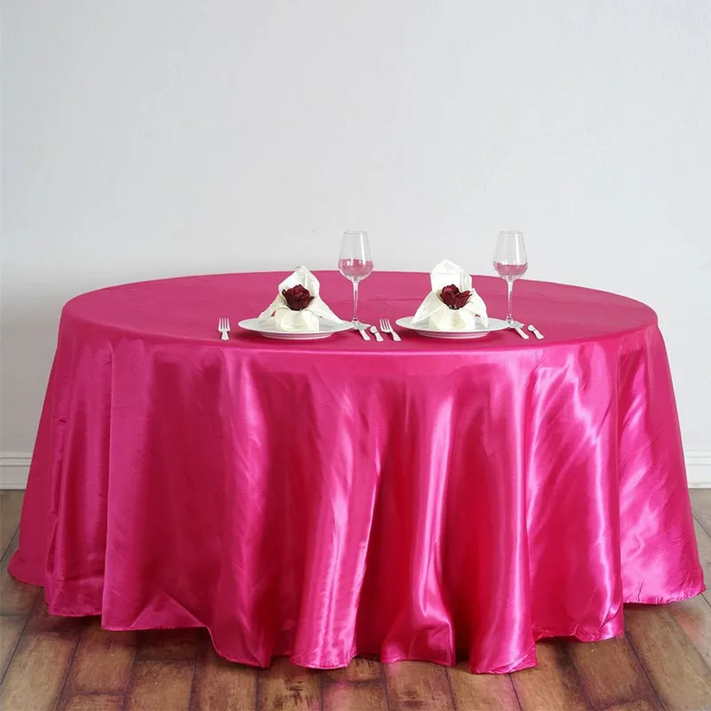 WedFavor 1PC Round Satin Table Cloth Banquet Table Cover Wedding Table Linen For Home Event Party Hotel Decoration
WedFavor 1PC Round Satin Table Cloth Banquet Table Cover Wedding Table Linen For Home Event Party Hotel Decoration