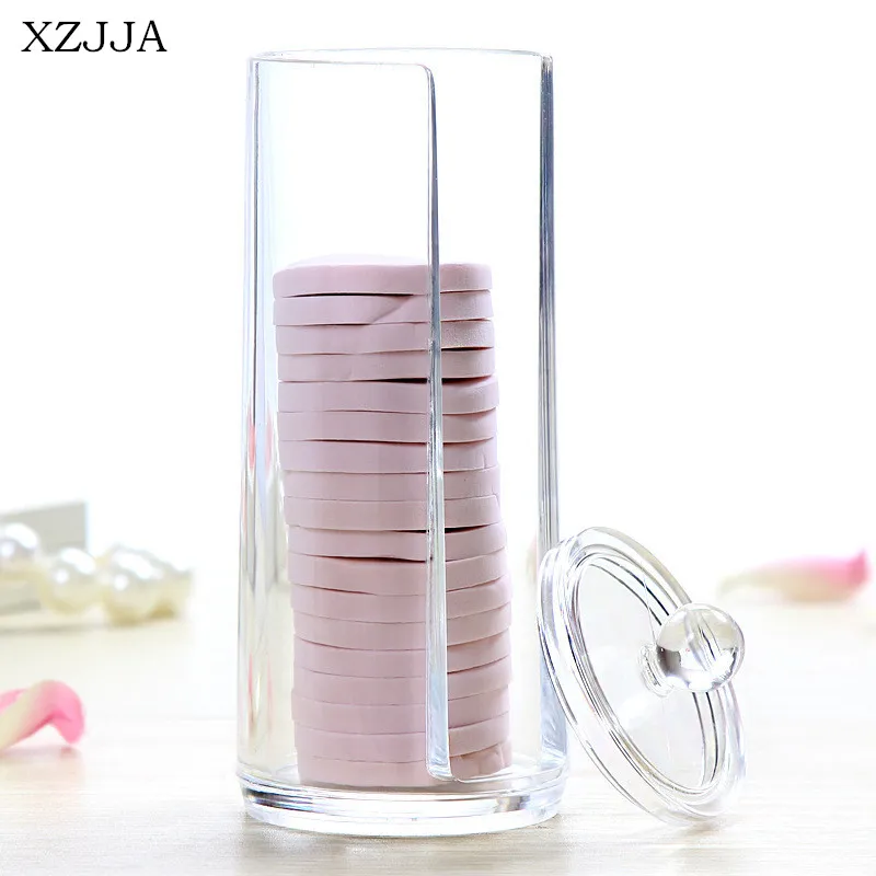 XZJJA Portable Acrylic Cotton Swab Organizer Box Round Container Storage Case Make Up Cotton&Pad Box For Home Hotel Office
XZJJA Portable Acrylic Cotton Swab Organizer Box Round Container Storage Case Make Up Cotton&Pad Box For Home Hotel Office