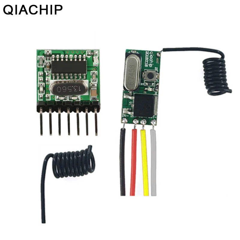 QIACHIP Wireless Remote Control Light Switch DC 12V 24V Led Lighting Power Switch 433Mhz RF Receiver Module 4 CH RF Transmitter
QIACHIP Wireless Remote Control Light Switch DC 12V 24V Led Lighting Power Switch 433Mhz RF Receiver Module 4 CH RF Transmitter