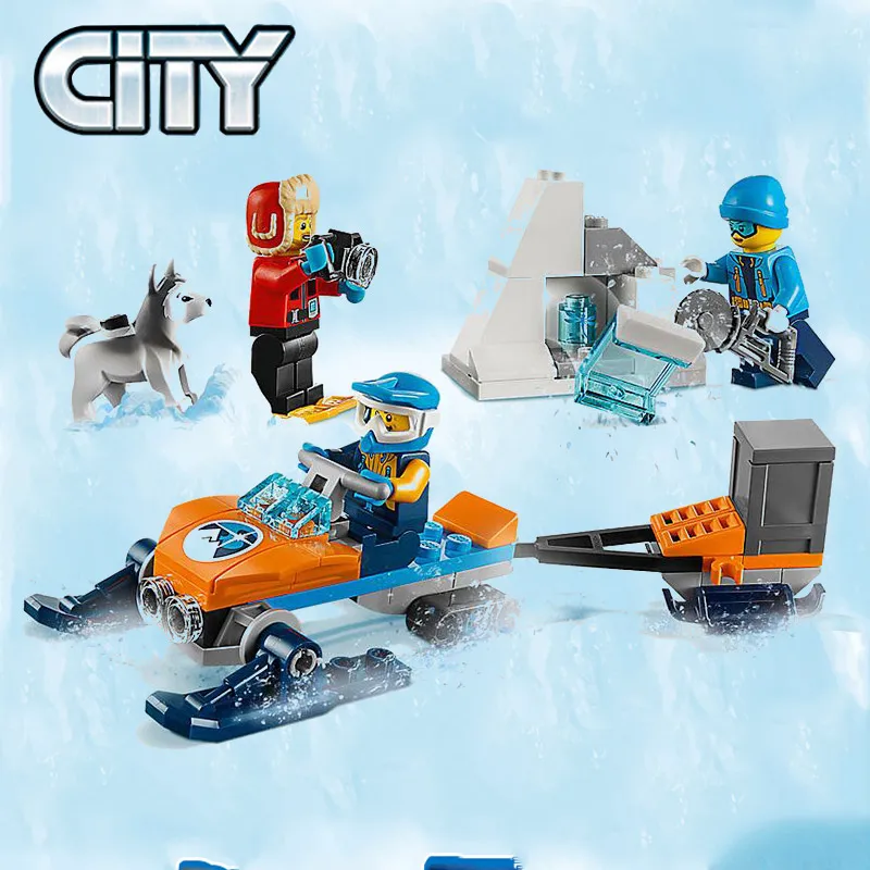City Series Urban Arctic Series Arctic Exploration Team Building Block 88pcs Bricks Toys Compatible With Legoings City 60191 
City Series Urban Arctic Series Arctic Exploration Team Building Block 88pcs Bricks Toys Compatible With Legoings City 60191
