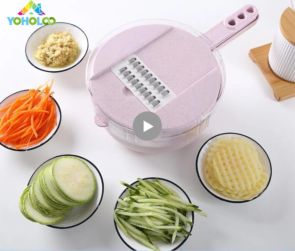 Multi-function Graters Round Mandoline Slicer Food Slicer Shredded Kitchen Tool Adjustable Household Kitchenware with Container
Multi-function Graters Round Mandoline Slicer Food Slicer Shredded Kitchen Tool Adjustable Household Kitchenware with Container