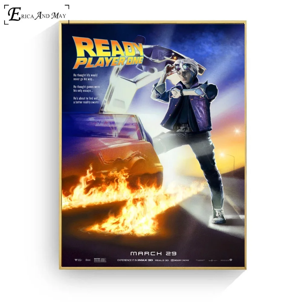 Ready Player One Recreate Movie Posters and Prints Wall art Decorative Picture Canvas Painting For Living Room Home Decor | Дом и сад