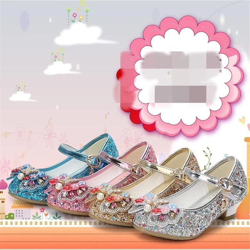 Children Girls Glitter Rhinestone PU Shoes dance Shoes Square high-heeled Party Princess wedding Shoes 26-36 116-13 TX02
Children Girls Glitter Rhinestone PU Shoes dance Shoes Square high-heeled Party Princess wedding Shoes 26-36 116-13 TX02