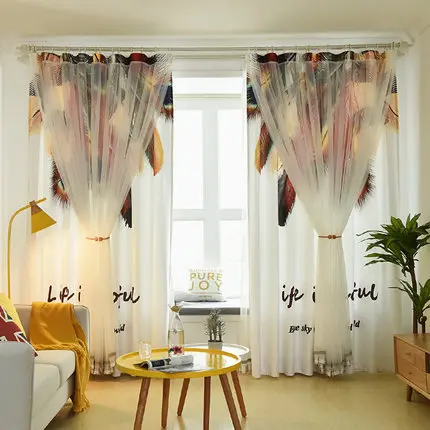 Mini Elephants Curtain Panel Window Drape Nursery Kids Room Girls Toddler New