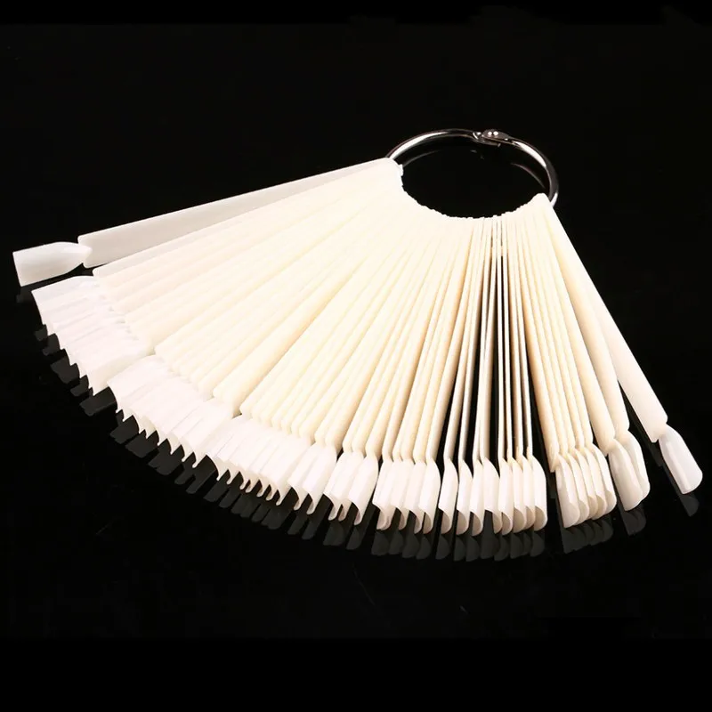 50Pcs/lot 4 Color Tips Nail Art Swatches Stick Display Card Template False Fan Platter Nail Polishing Gel Showing Tools Hot
50Pcs/lot 4 Color Tips Nail Art Swatches Stick Display Card Template False Fan Platter Nail Polishing Gel Showing Tools Hot