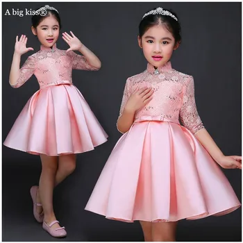 Baby Girl Kid Evening Party Dresses For Girl Wedding Princess Clothing 2018 New Solid Color Bow Moderator Dress Children Clothes
Baby Girl Kid Evening Party Dresses For Girl Wedding Princess Clothing 2018 New Solid Color Bow Moderator Dress Children Clothes
