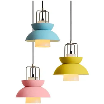 Post-modern Macaron Colors Metal Glass Led E27 Pendant Light for Dining Room Bar Foyer Suspension Lamp 1749
Post-modern Macaron Colors Metal Glass Led E27 Pendant Light for Dining Room Bar Foyer Suspension Lamp 1749