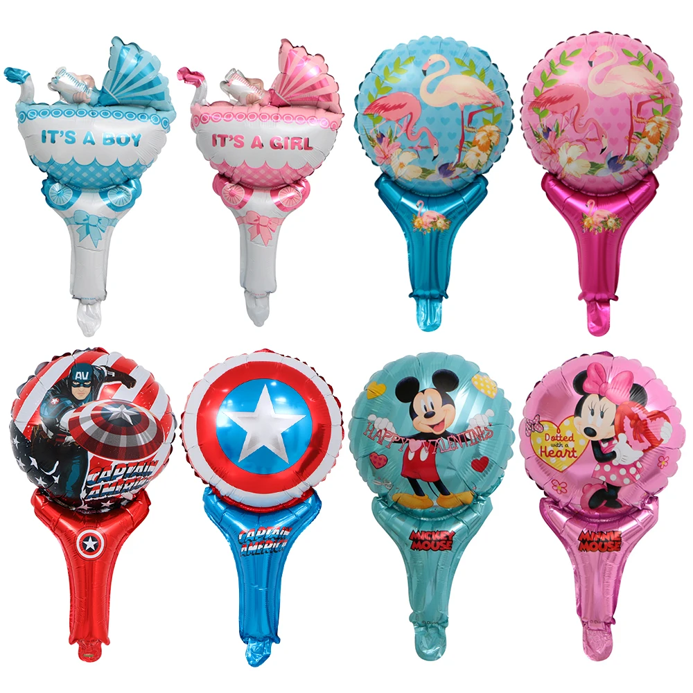 Kuchang 8pcs Mickey Minnie Dinosaur Hand Stick Foil balloon Baby Car Balloon Baby Shower Kids Birthday Party Captain America Bal
Kuchang 8pcs Mickey Minnie Dinosaur Hand Stick Foil balloon Baby Car Balloon Baby Shower Kids Birthday Party Captain America Bal