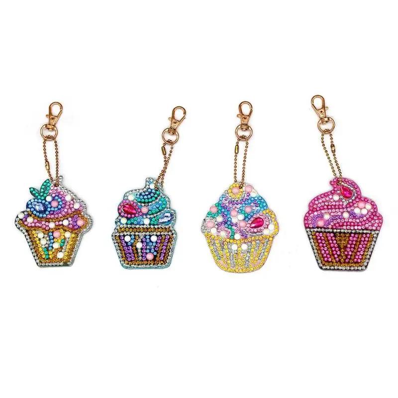 4pcs DIY Keychain Diamond Painting Cake Ice Cream Key Ring Pendant Gift Rhinestone Diamond Bag Keyring for Girls Best Gifts
4pcs DIY Keychain Diamond Painting Cake Ice Cream Key Ring Pendant Gift Rhinestone Diamond Bag Keyring for Girls Best Gifts