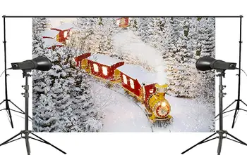 Exquisite snowflakes background Red train with smoke Smoke along Orbit Running Festivals Studio Background 7x5ft christmas
Exquisite snowflakes background Red train with smoke Smoke along Orbit Running Festivals Studio Background 7x5ft christmas