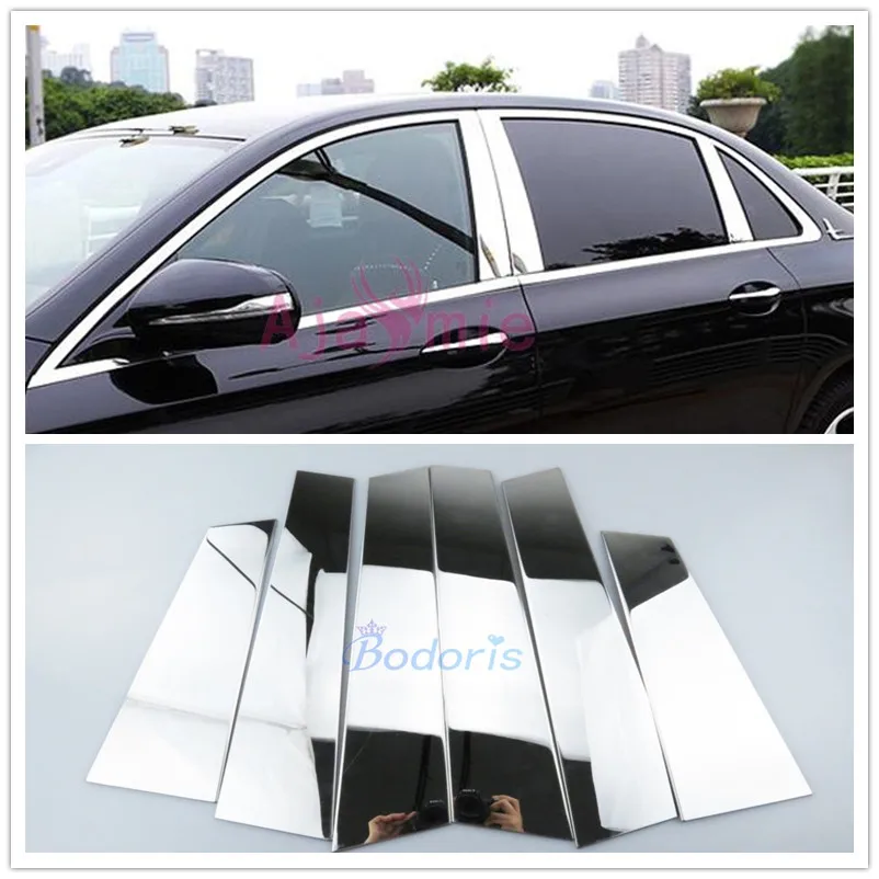 Fit For Mercedes Benz 2016-2018 E Class W213 Window Glass Trim Panel Overlay Frame Kit Stainless Steel Car Styling Accessories
Fit For Mercedes Benz 2016-2018 E Class W213 Window Glass Trim Panel Overlay Frame Kit Stainless Steel Car Styling Accessories
