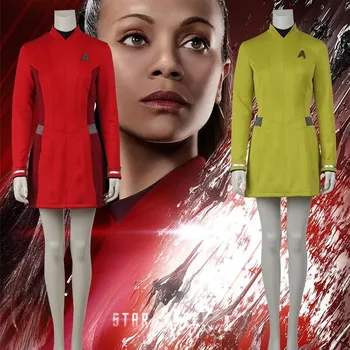 Trek Beyond Uhura Cospaly Costume Trek Uniform Red Dress With Free Badge Adult Women Halloween Cosplay Costume Skirt Dress
Trek Beyond Uhura Cospaly Costume Trek Uniform Red Dress With Free Badge Adult Women Halloween Cosplay Costume Skirt Dress