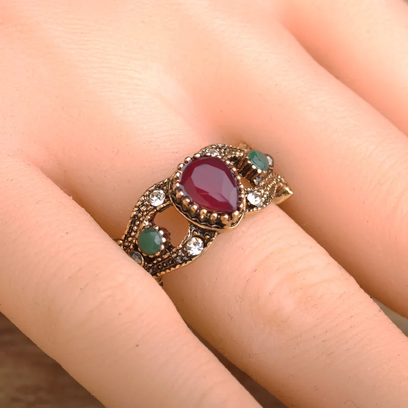 Turkish Vintage Resin Water Drop Rings Bohemia Ethnic Gypsy Style Wide Women Party Aros Joyas Beads Finger Accessories Anneaux
Turkish Vintage Resin Water Drop Rings Bohemia Ethnic Gypsy Style Wide Women Party Aros Joyas Beads Finger Accessories Anneaux
