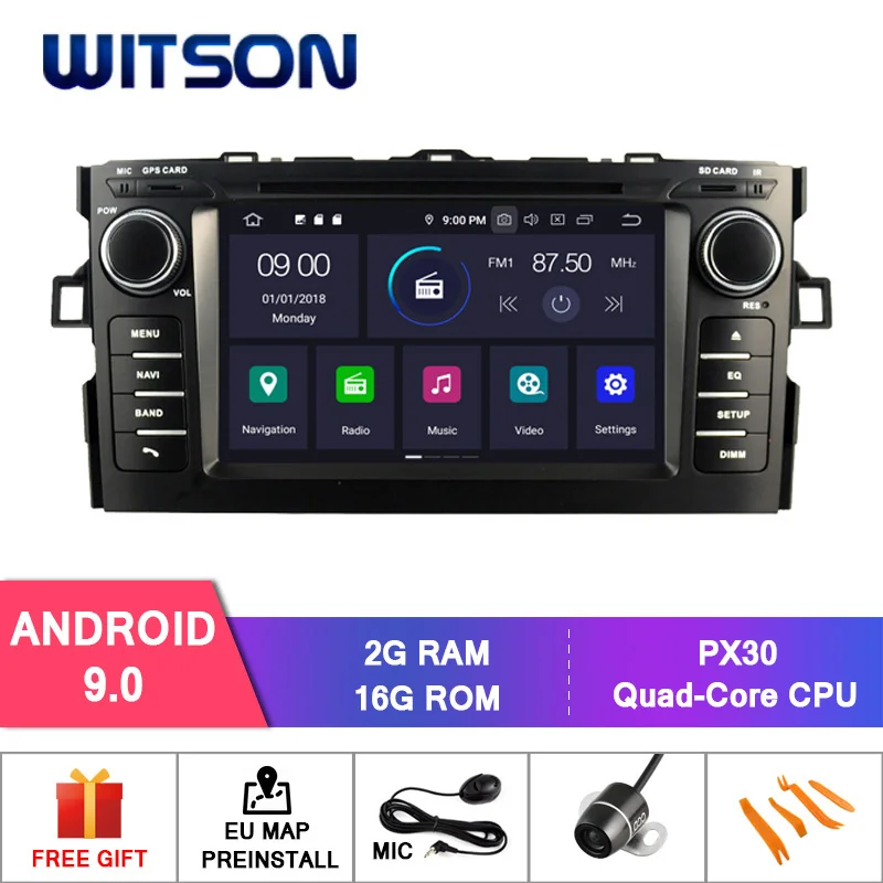 WITSON Android 9.0 IPS HD Screen for TOYOTA AURIS 2007-2011 CAR DVD GPS 4GB RAM+32GB FLASH 8 Octa Core STEREO+DVR/WIFI+DSP+DAB
WITSON Android 9.0 IPS HD Screen for TOYOTA AURIS 2007-2011 CAR DVD GPS 4GB RAM+32GB FLASH 8 Octa Core STEREO+DVR/WIFI+DSP+DAB