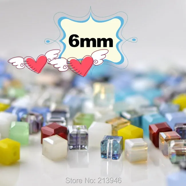 6*6MM 180Pcs/Pack Mixed 6 Colors Square Shape Glass Crystal Loose Jewelry Beads
6*6MM 180Pcs/Pack Mixed 6 Colors Square Shape Glass Crystal Loose Jewelry Beads