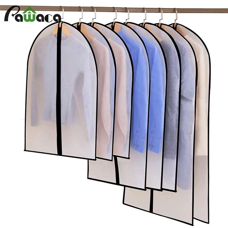 6pcs/set Clothing Covers Clear Suit Bag Moth Proof Garment Bags Breathable Zipper Dust Cover Storage Bags for Suit Dance Clothes
6pcs/set Clothing Covers Clear Suit Bag Moth Proof Garment Bags Breathable Zipper Dust Cover Storage Bags for Suit Dance Clothes