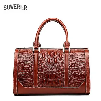 2020 New women bag Superior cowhide Genuine Leather women handbags fashion Crocodile pattern tote women handbags shoulder bag
2020 New women bag Superior cowhide Genuine Leather women handbags fashion Crocodile pattern tote women handbags shoulder bag