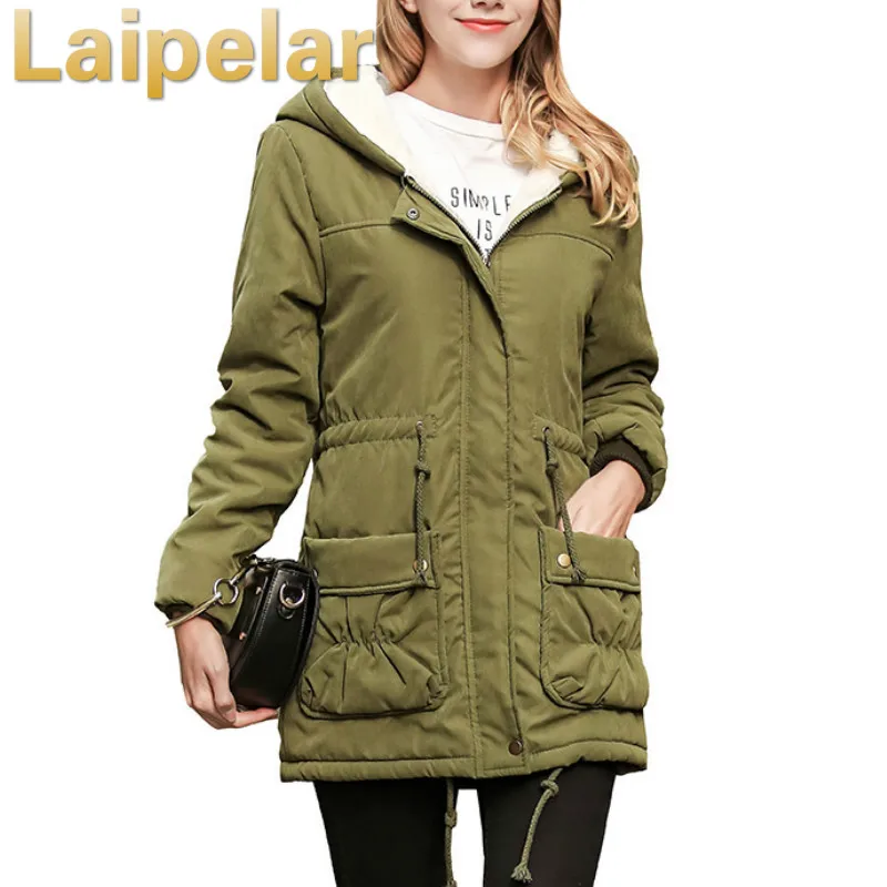 Laipelar Winter Cotton Coat Women Slim Snow Outwear Medium-long Wadded Jacket Thick Hooded Cotton Padded Warm Cotton Parkas
Laipelar Winter Cotton Coat Women Slim Snow Outwear Medium-long Wadded Jacket Thick Hooded Cotton Padded Warm Cotton Parkas