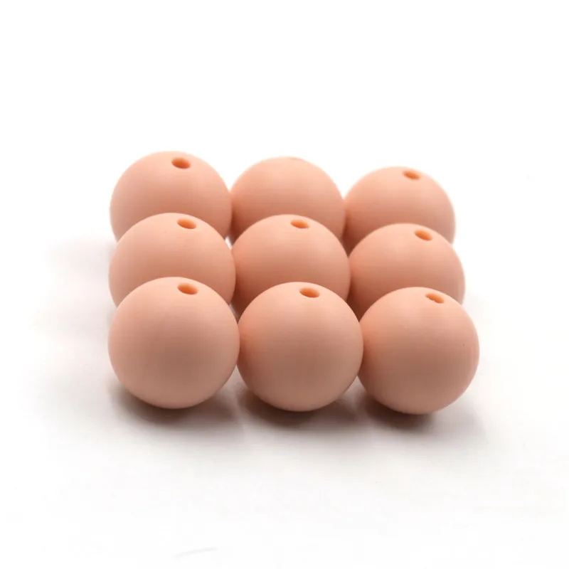 JOJOCHEW 100pcs Peachy Hot New Silicone Teething Beads 9mm-19mm BPA Free Silicone Nursing Round Silicone Beads Handmade
JOJOCHEW 100pcs Peachy Hot New Silicone Teething Beads 9mm-19mm BPA Free Silicone Nursing Round Silicone Beads Handmade