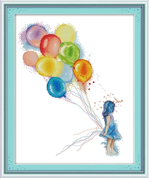 The little girl with a balloon 2 cross stitch kit aida 14ct 11ct count print canvas embroidery DIY handmade needlework
The little girl with a balloon 2 cross stitch kit aida 14ct 11ct count print canvas embroidery DIY handmade needlework