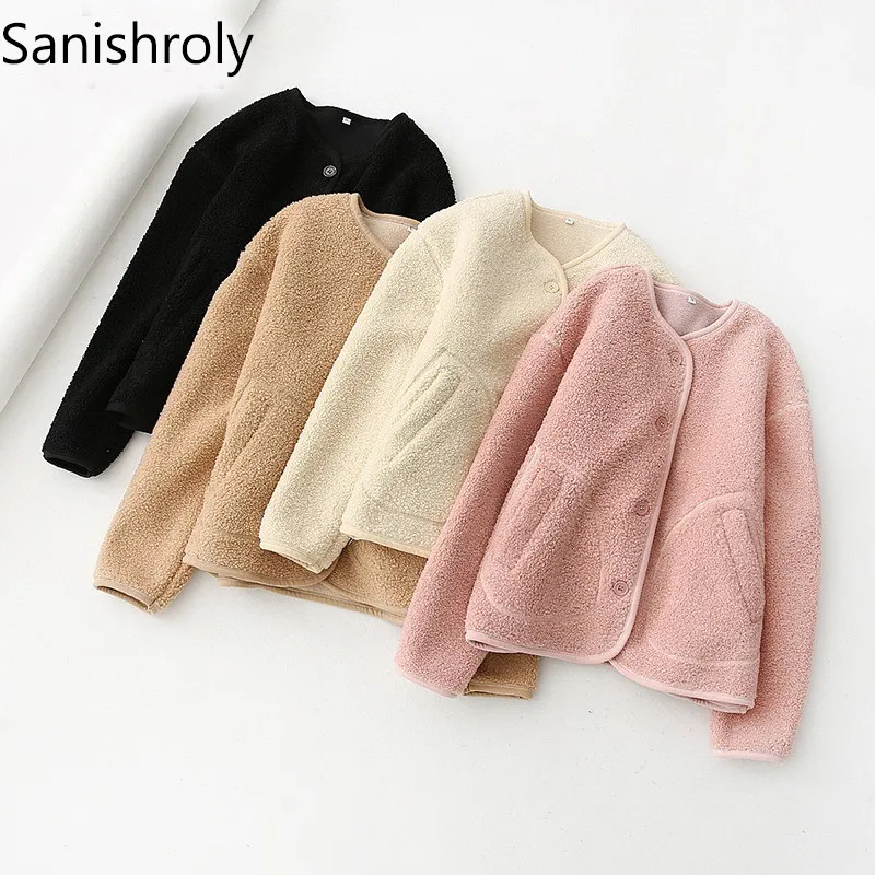 Sanishroly 2019 New Autumn Winter Women Lambs Wool Coat Warm Polar fleece Jacket Female Short Jacket Outwear Tops Plus Size S597
Sanishroly 2019 New Autumn Winter Women Lambs Wool Coat Warm Polar fleece Jacket Female Short Jacket Outwear Tops Plus Size S597