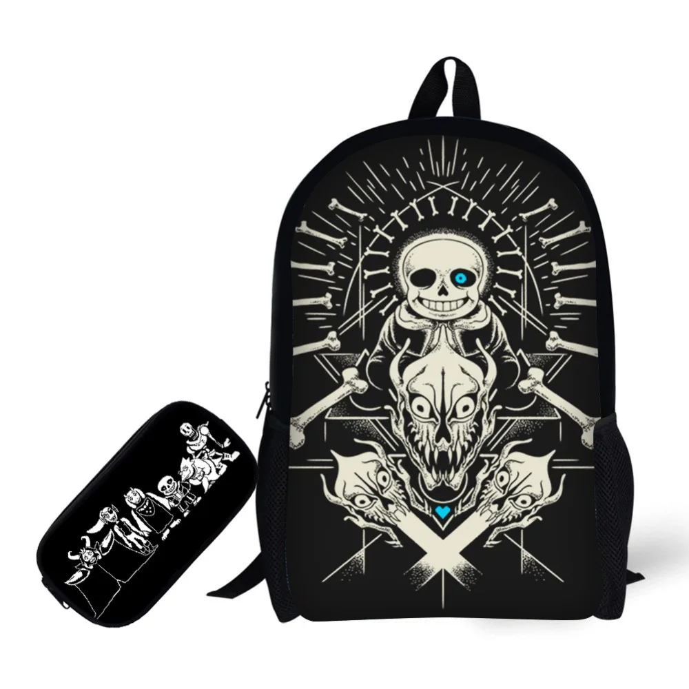 undertale design prints 2 sets School Bag and pencil case Teenage Boy Book bag Black child Casual Daypack with big space
undertale design prints 2 sets School Bag and pencil case Teenage Boy Book bag Black child Casual Daypack with big space